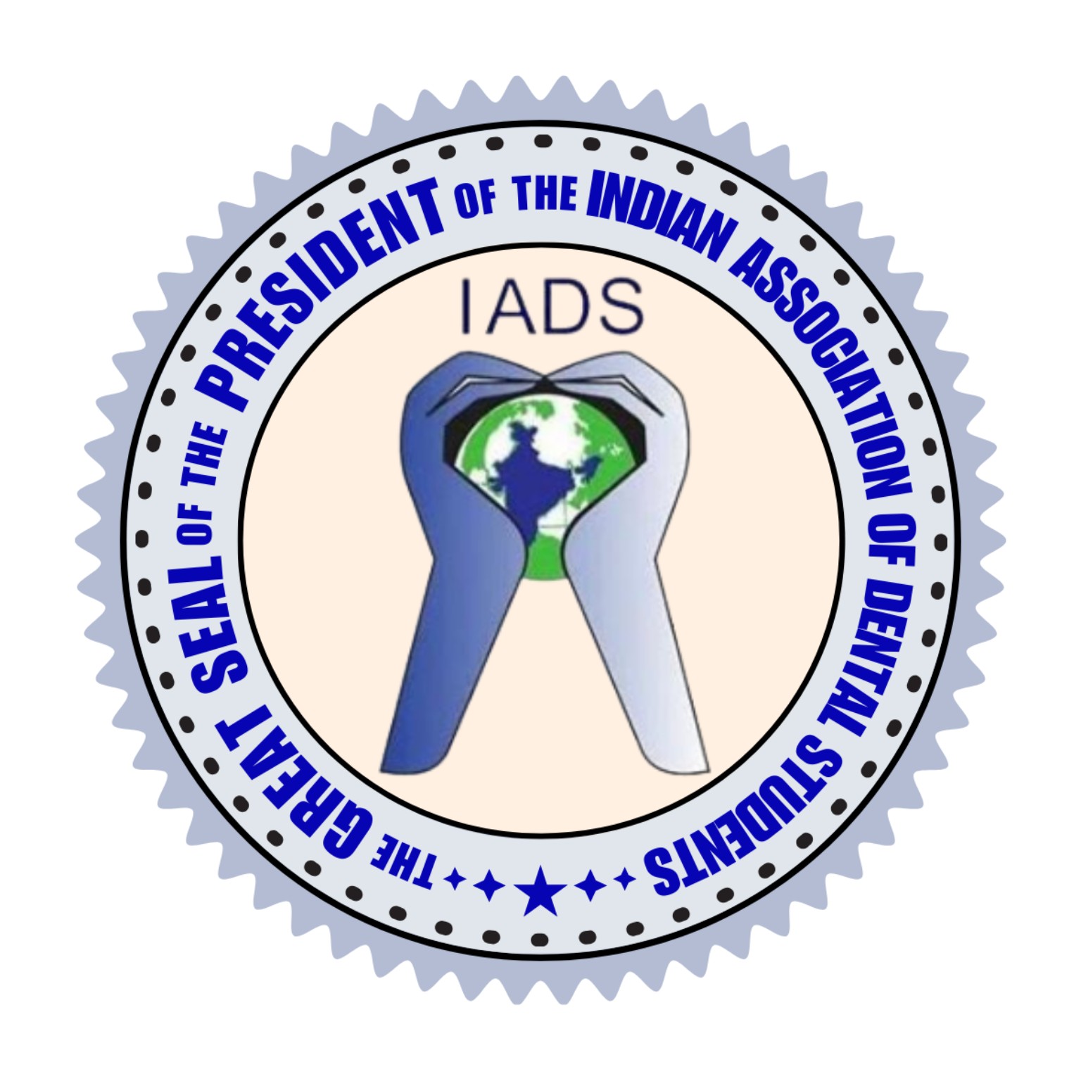 Seal of the President of the Indian Association of Dental Students