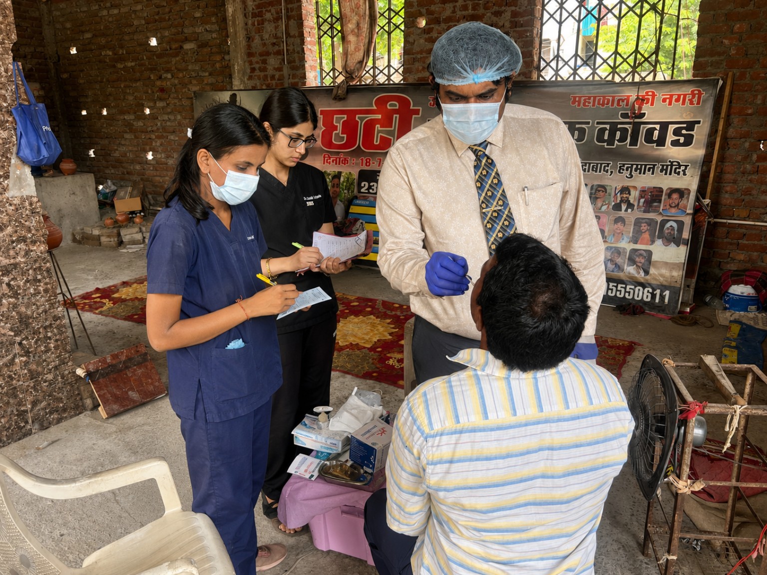 Dr. SHUBHAN GANDHI providing community dental care