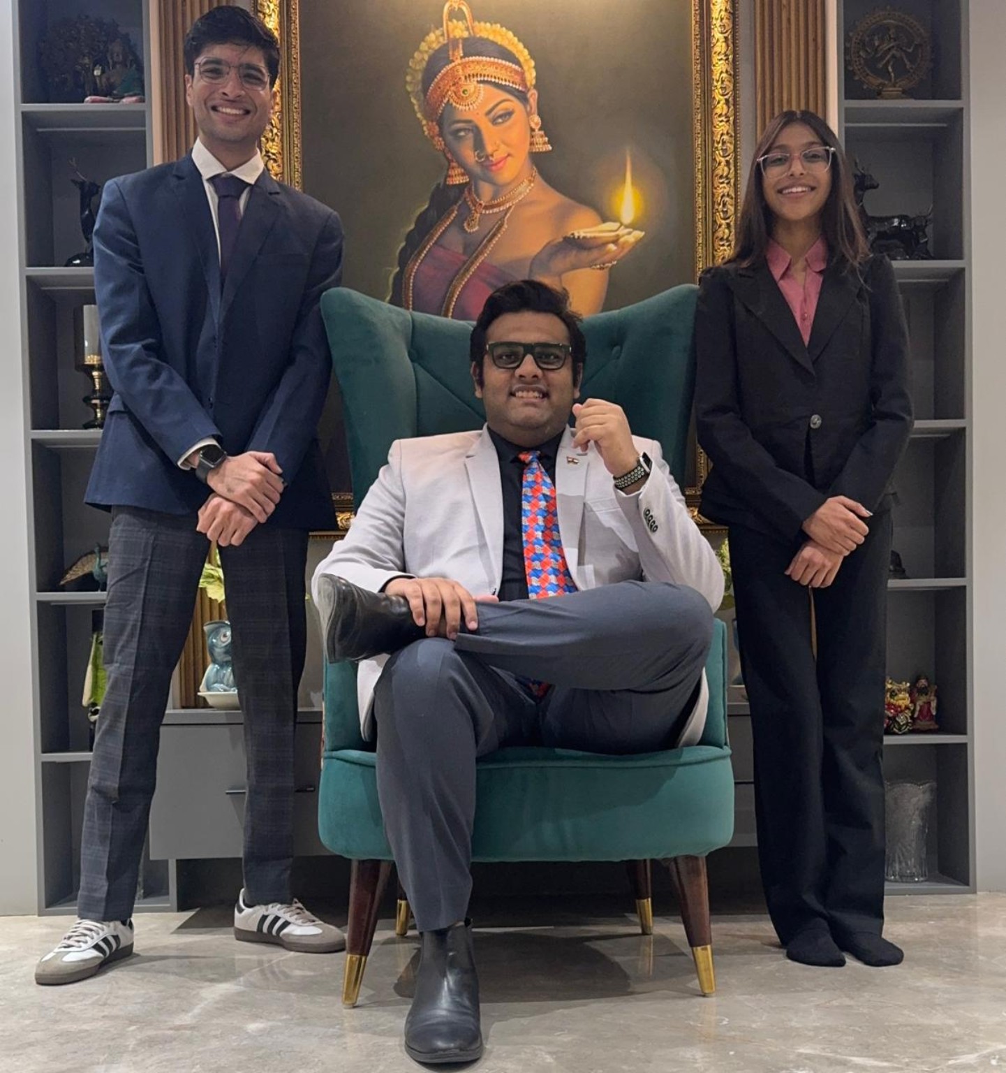 Dr. SHUBHAN GANDHI with a professional leadership team